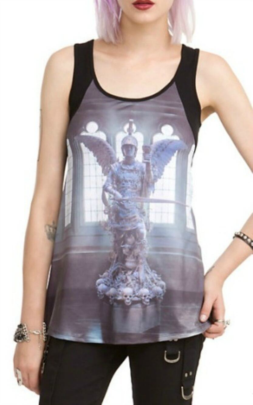 Mortal Instrument Shadow Hunters Angel Raziel Tank Tripp NYC Hot Topic MED Tags!